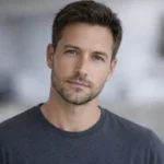 Portré Varga Gáborról, egy elégedett ügyfelünkről Székesfehérvár Enyv farmjáról. Az OtthonPro Kivitelezés gyorsan és hatékonyan javította ki a lakásában keletkezett vízkárt, teljes körű helyreállítást biztosítva.